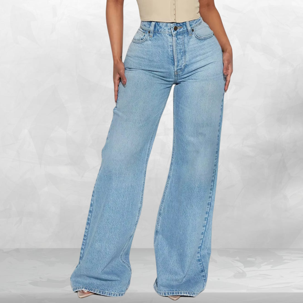 Snatch Fit Wide-Leg Jeans