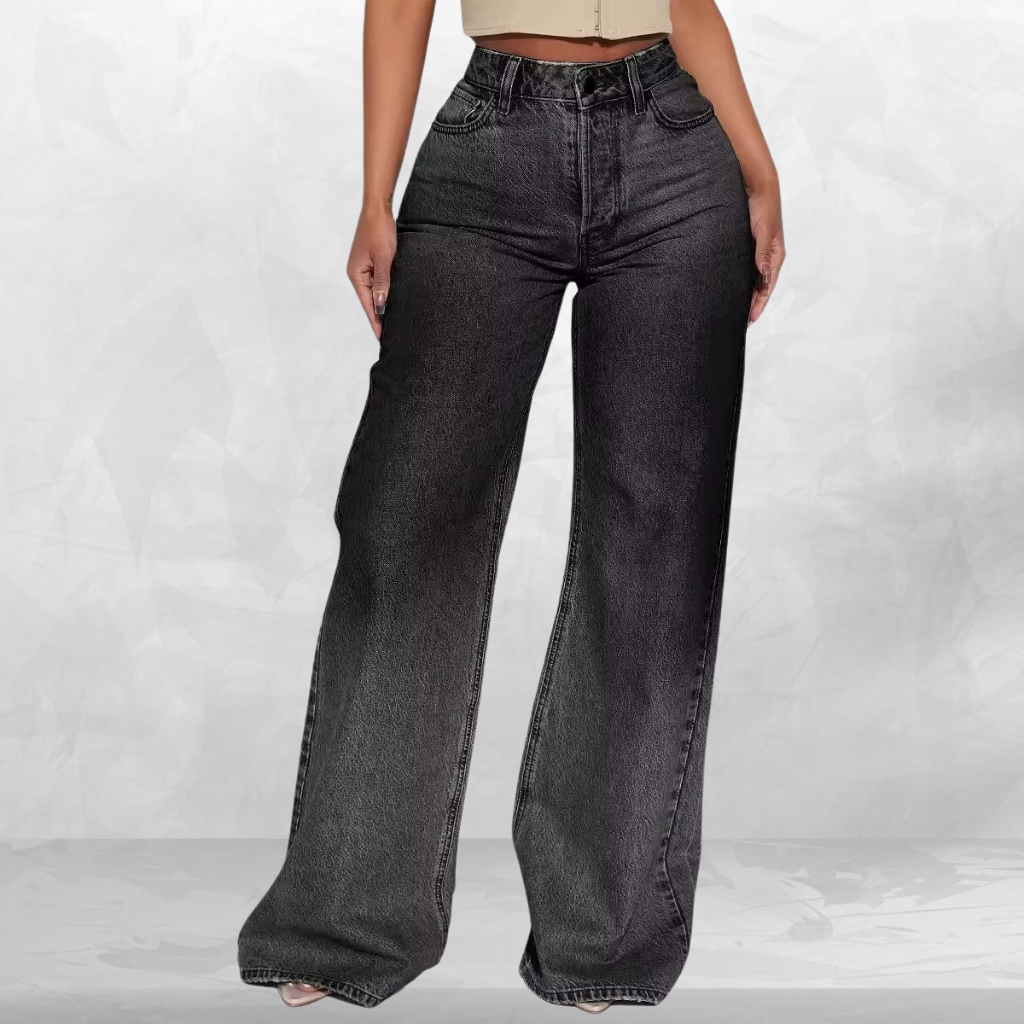 Snatch Fit Wide-Leg Jeans