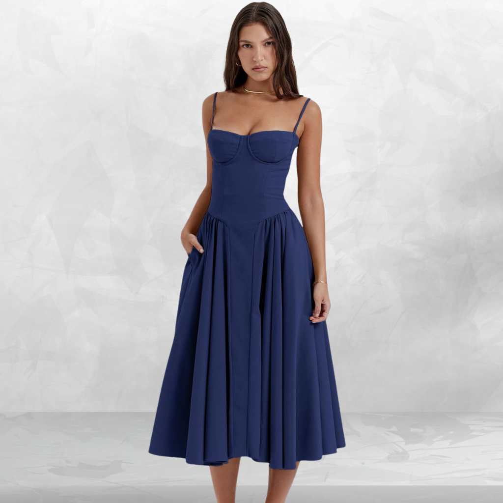 Muse Corset Midi Dress
