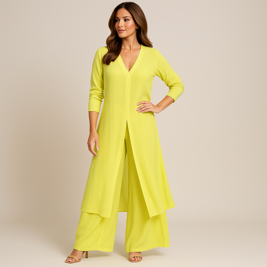 The Luxe Draped Longline Set
