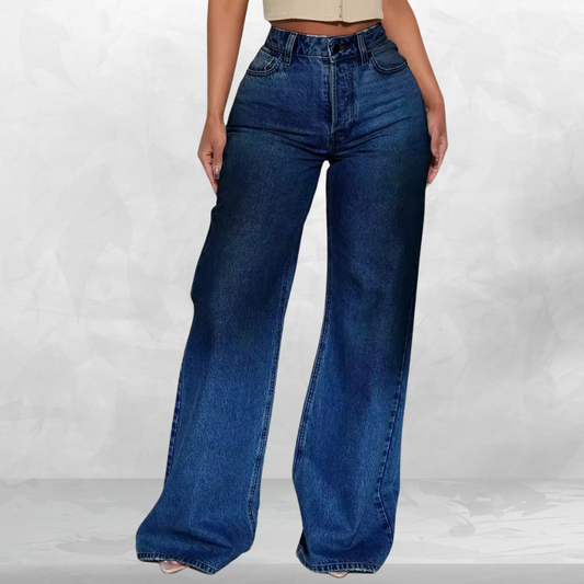 Snatch Fit Wide-Leg Jeans