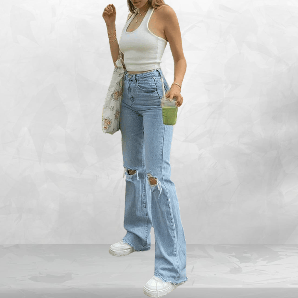 Sun-Faded Riptide Jeans