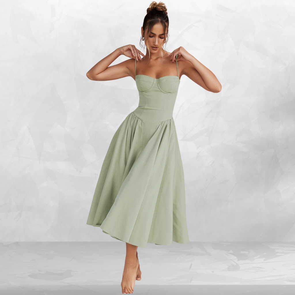 Muse Corset Midi Dress